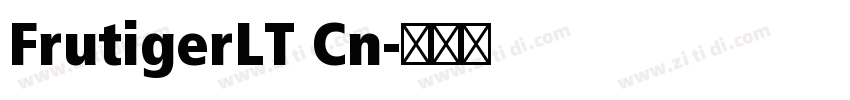 FrutigerLT Cn字体转换